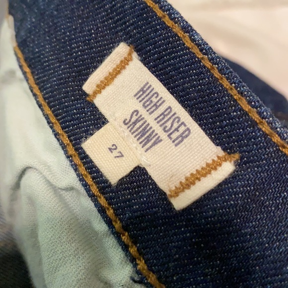 Madewell High Riser Skinny Size 27 - Picture 3 of 10